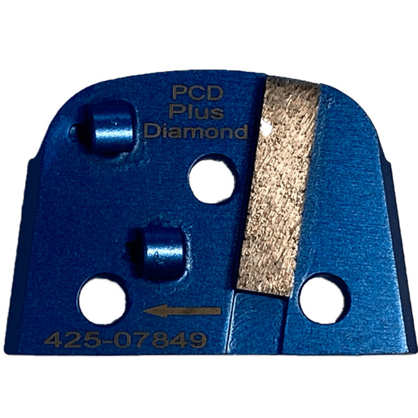 Virginia Abrasives 425-07849 Polycrystalline Diamond Grinder Tooling, Blue, 3PK