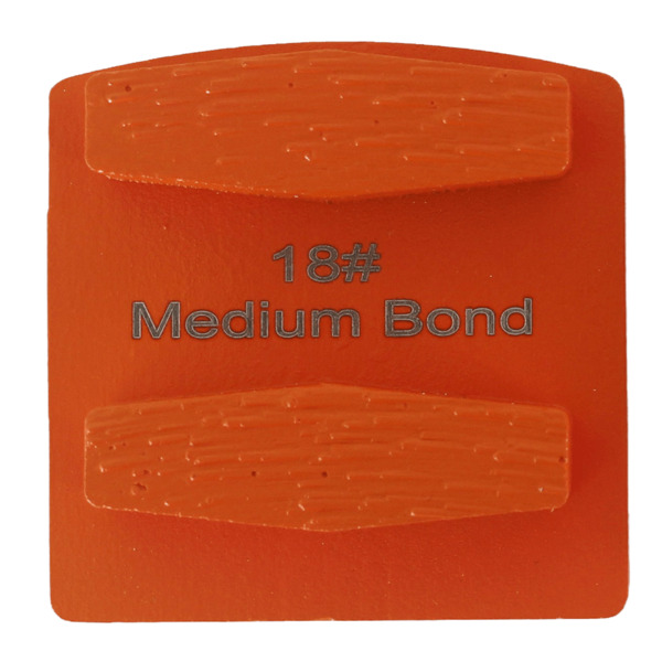 Virginia Abrasives 425-H08676 Cuboid Grinder Tooling, Orange,3PK