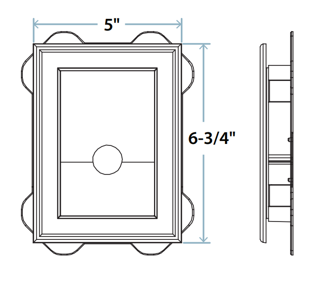Builders Edge 130030003123 White, Wrap Around Utility Block