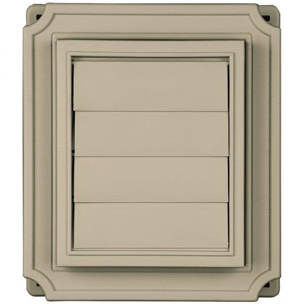 Builders Edge 140037079 Scalloped Exhaust Vent, 4" diameter