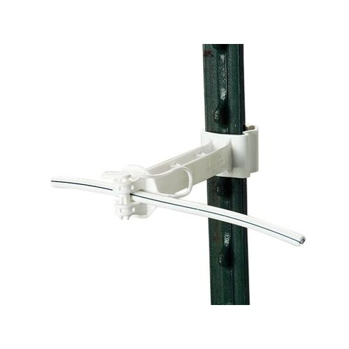 Gallagher G650134 HD T-Post 5" Offset Insulator for Equine Fencing, 20-pk