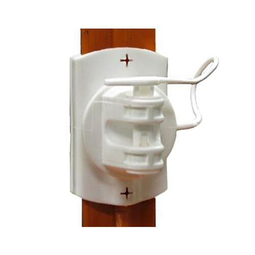 Gallagher G681 Wood and T Post Pinlock Insulator, 20-PK