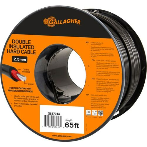 Gallagher G627014 Underground Cable, 65', 12.5 Gauge