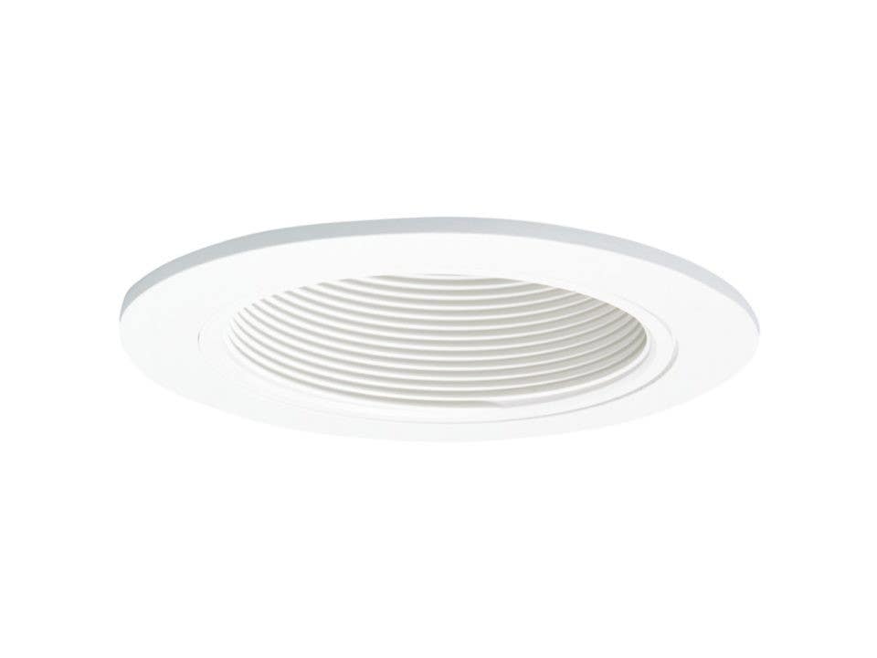 Cooper Lighting 993W Coilex Baffle, White With White Trim Ring, 4-In.