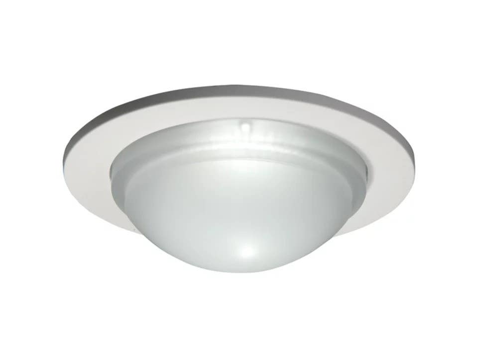 Cooper Lighting 5054PS Shower Lens Dome, White, 5-In.