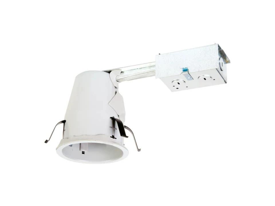 Cooper Lighting E4RTATSB Recessed Housing For Light Fixture, Remodel, 4-In.