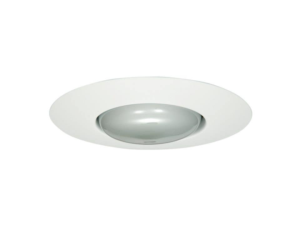 Cooper Lighting RE-300P Open Trim For Light Fixture, White, 6-In.