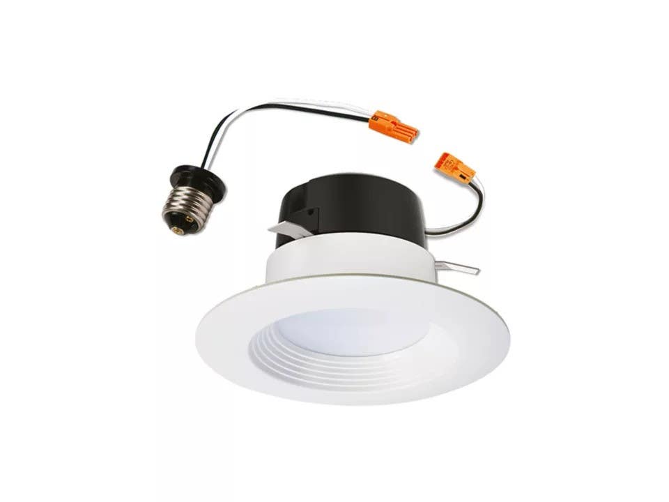 Cooper Lighting LT460WH6930R Led Retrofit Baffle Trim Downlight, Up to 566 Lumens, 4-In.