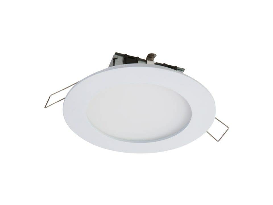 Cooper Lighting SMD4R6930WHDM Led Retrofit Trim Kit Light Fixture, Direct-Mount, White, Round, 4-In.