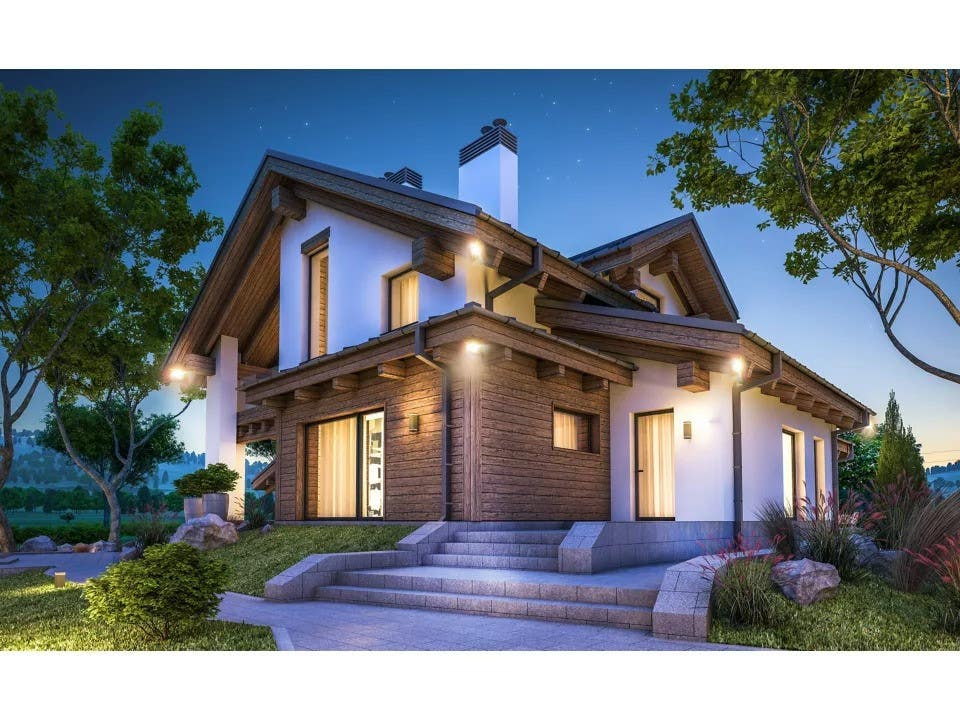 Cooper Lighting FTS20CW Led Smart Flood Light, Dual Head, White