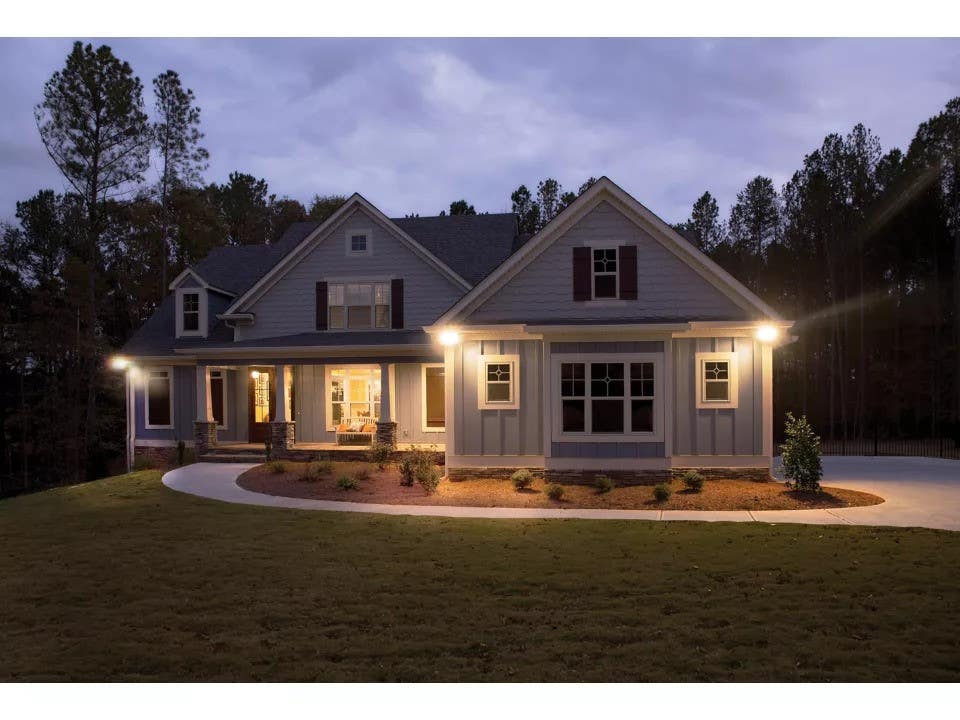 Cooper Lighting MST20C18 Led Smart Flood Light, Motion-Activated, Dual Head