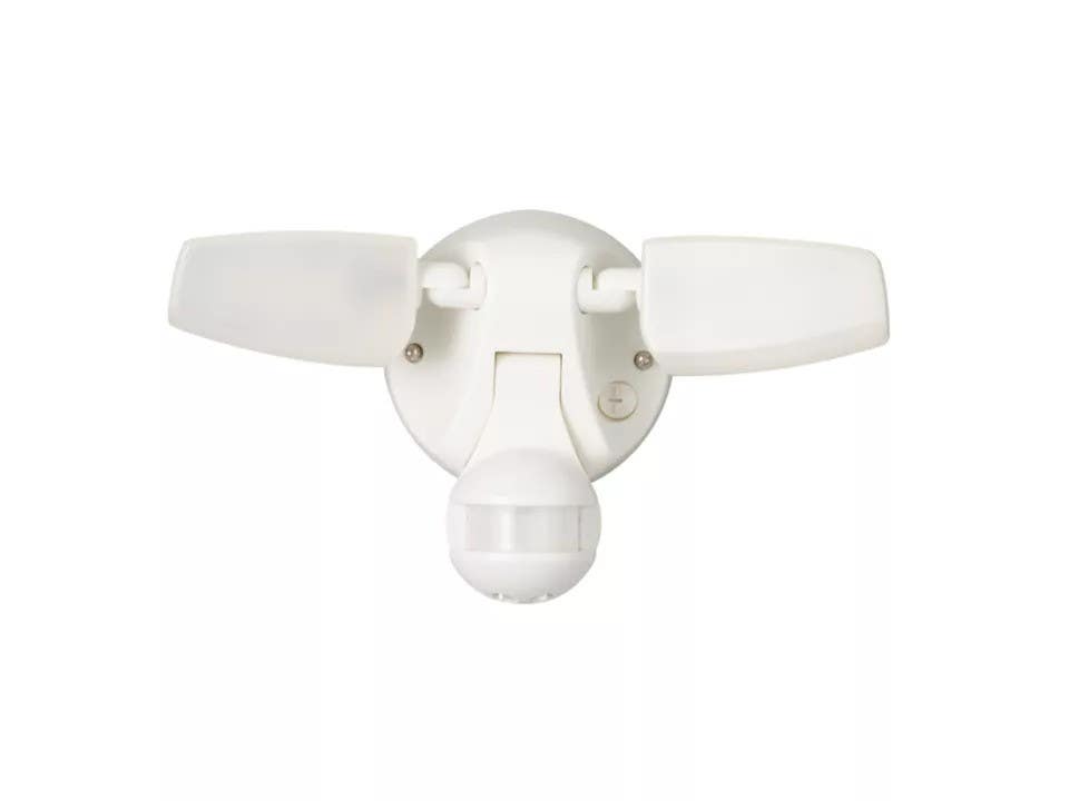 Cooper Lighting MST18VC Led Motion-Activated Flood Light, Twin Head, 1000 Lumens