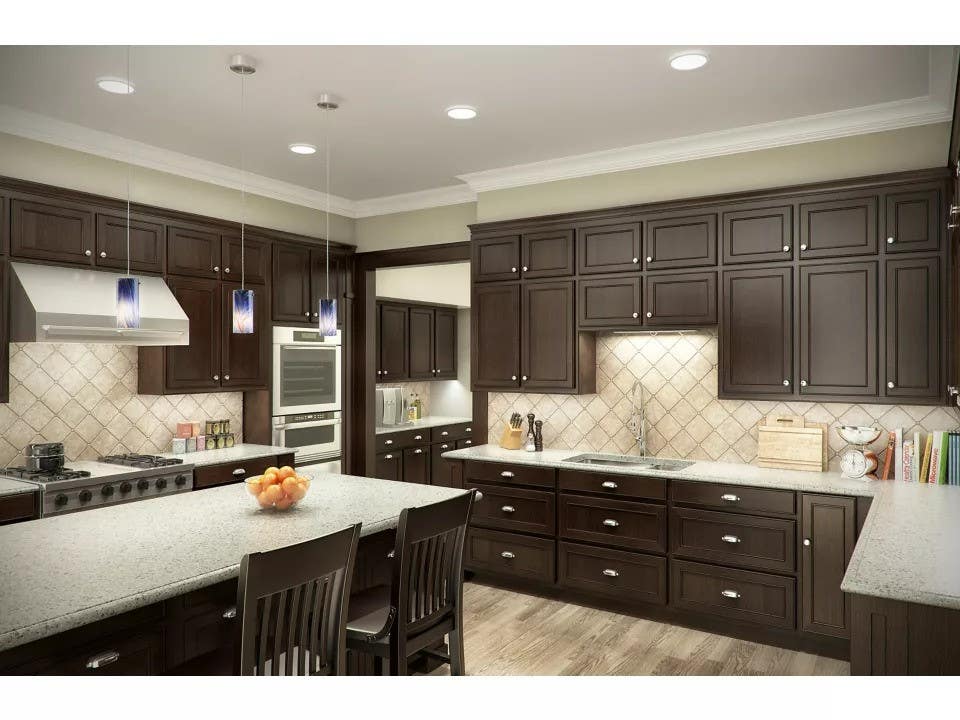 Cooper Lighting SMD6R6930WH-CA Led Surface Retrofit Trim Kit, Round, White, 6-In.