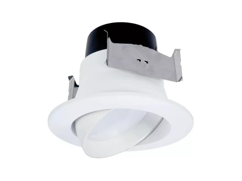 Cooper Lighting LA4069301EWH All-Purpose Led Adjustable Retrofit, Up To 614 Lumens, 4-In.