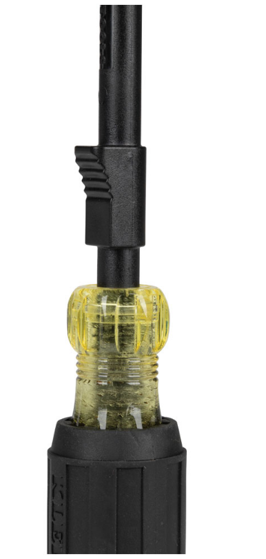 Klein Tools 32215 1/4" Cabinet Gripping Screwdriver, 7" Round Shank