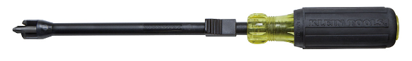 Klein Tools 32216 2-Phillips Screw Holding Screwdriver, 7" Round Shank