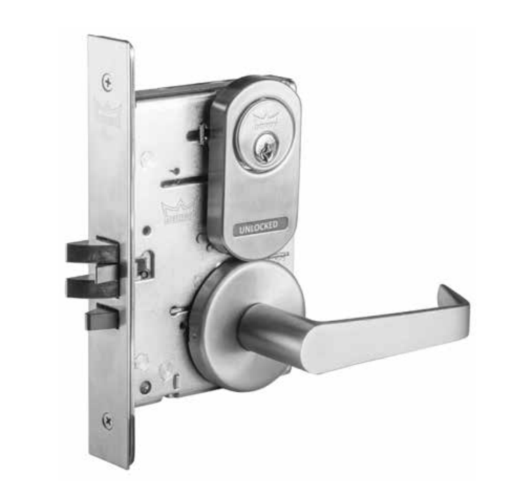 KABA M9000 Series Mortise Lockset with Rose Trim