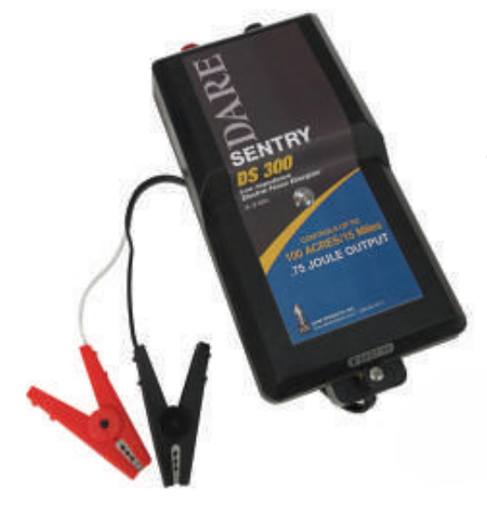 Dare DSB100 Sentry Series Fence Energizer, 0.25 Joule