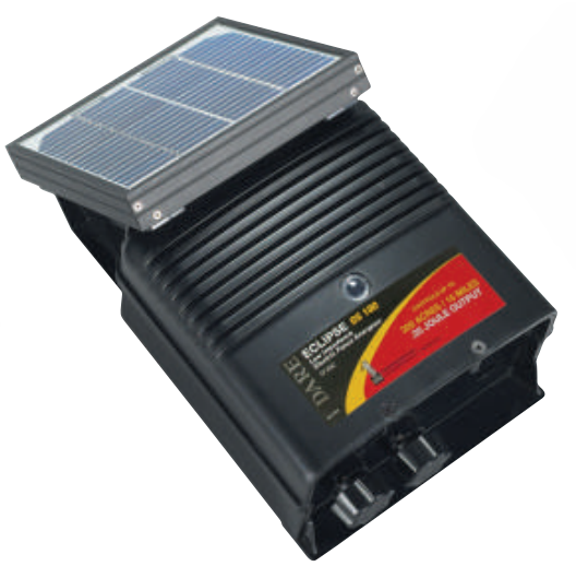 Dare DS 100 Eclipse Series Solar Electric Fence Energizer, 0.25 Joule