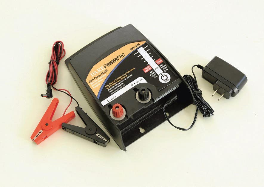Dare DPP-400 Power Pro Series Dual Power Fence Energizer, 1 Joule Output