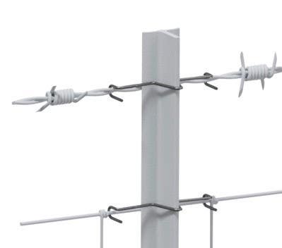 Dare TSWC-50 Spring Wire T-Post Clip