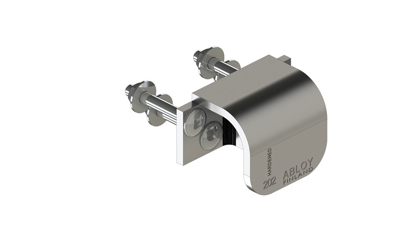 Aboly Sentry PL Staple For Padlock, Finish-Zinc plated, Polyester-Coated