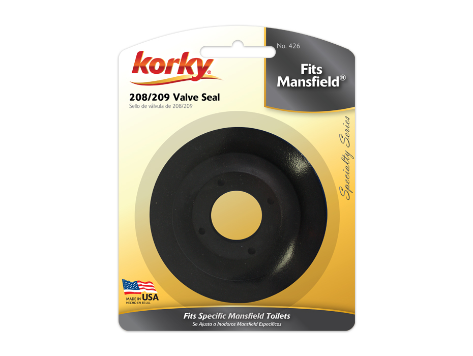 Korky 426BP Fits Mansfield Toilet Diaphragm Flush Valve Seal