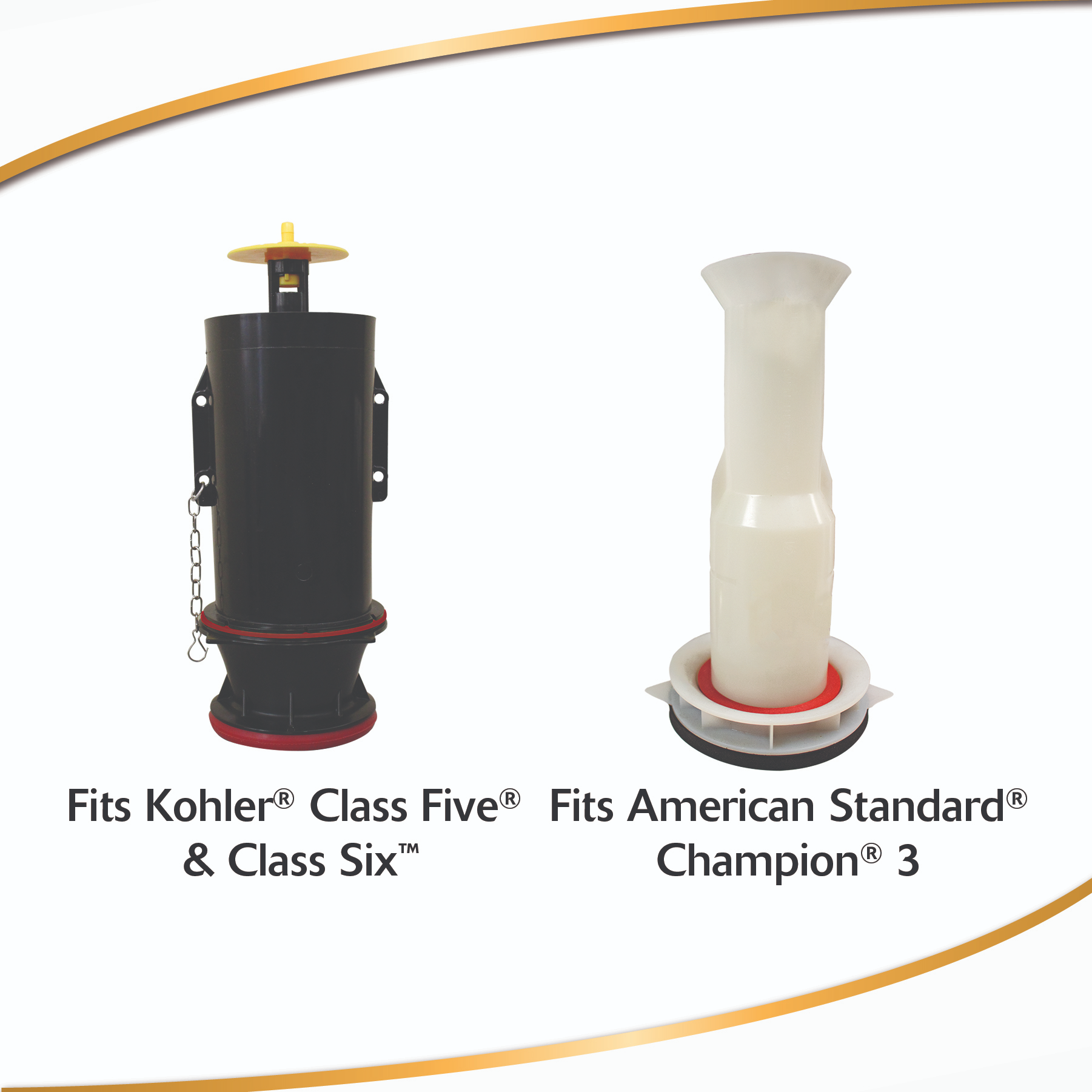 Korky 435BP American Standard & Kohler 3" Toilet Flush Valve Seal Kit