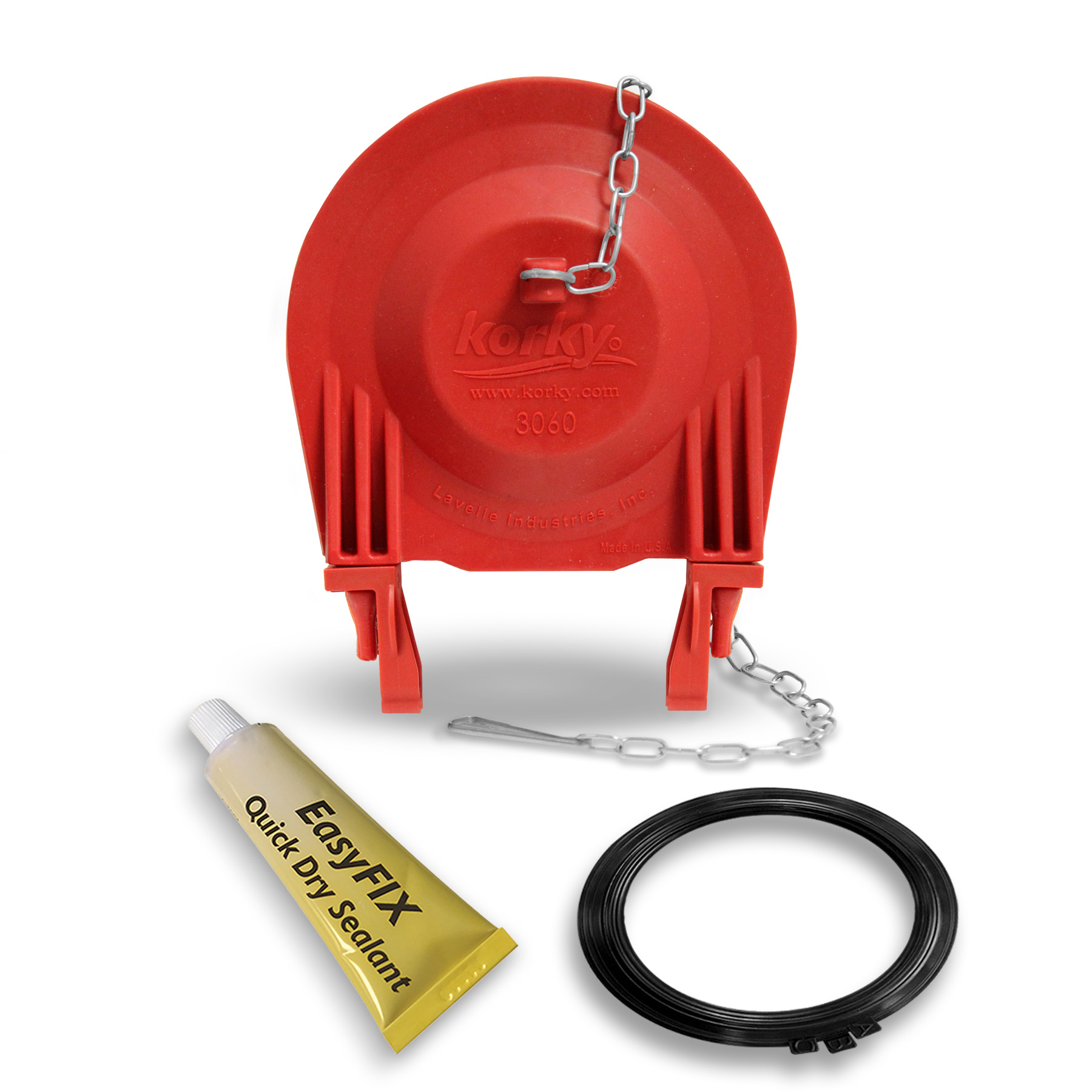 Korky 3003BP 3" Universal Toilet Flush Valve Repair Kit