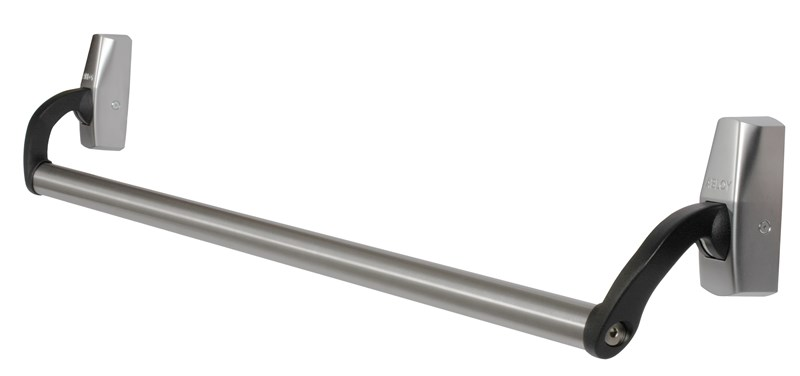 Abloy Sentry PBE001 Panic Bar For Wooden/Profile Door, External Handle, Finish-Satin Chrome