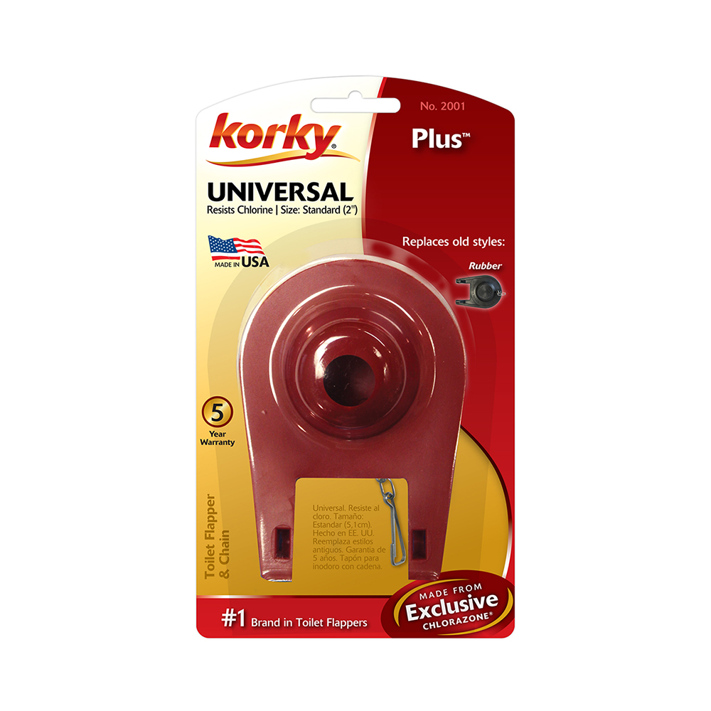 Korky 2001BP 2" Universal Toilet Flapper