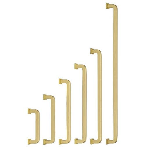 Omnia 9048 Ultima IV Modern Cabinet Pull, Solid Brass, 3/4" Width