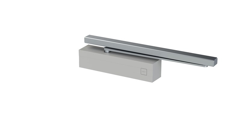 Abloy Sentry DC330 Door Closer, Size-EN1-4, Backcheck, Finish-Silver