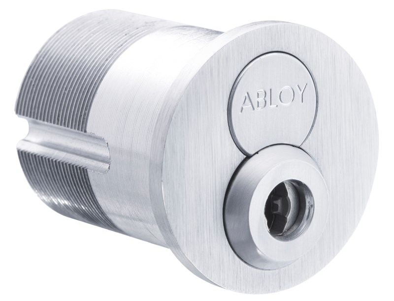 Abloy Sentry CY419 Cylinder, (UL Aut Fac), Schlage FSIC Core, Finish-Brushed Chrome