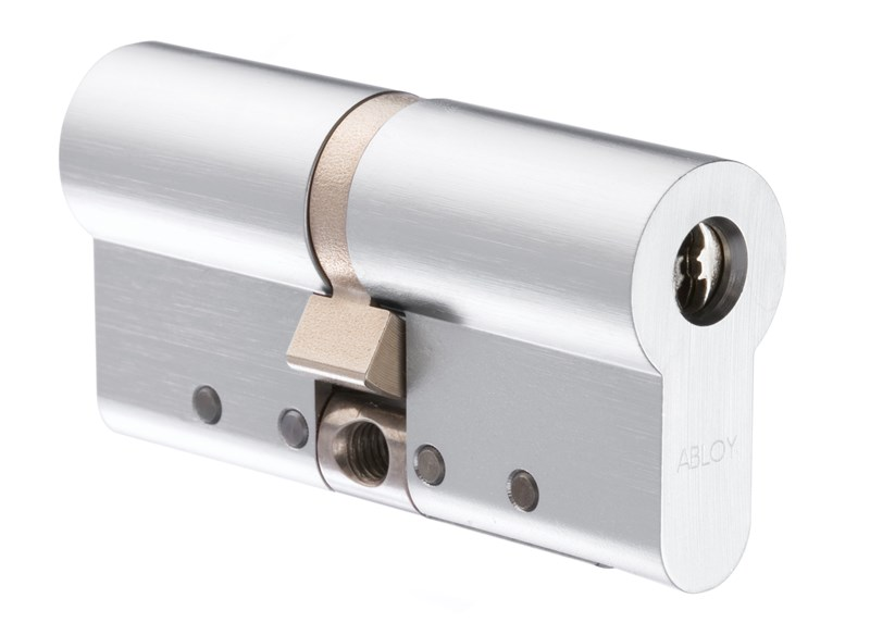Abloy Sentry CY32 DIN Profile Cylinder, Length 31 mm, Brass, Half