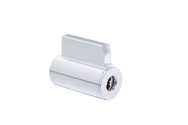 Abloy Sentry CYL408 Cliq Cylinder w/o Keys, Corbin Russwin KIK/KIL Retro-Fit, Brushed Chrome