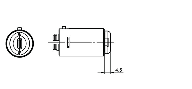 Abloy Sentry CI_NC52-1 Ikon eCliq Switch Cylinder