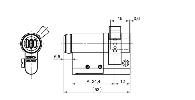 Abloy Sentry CI_N098-1 Ikon Switch Cylinder
