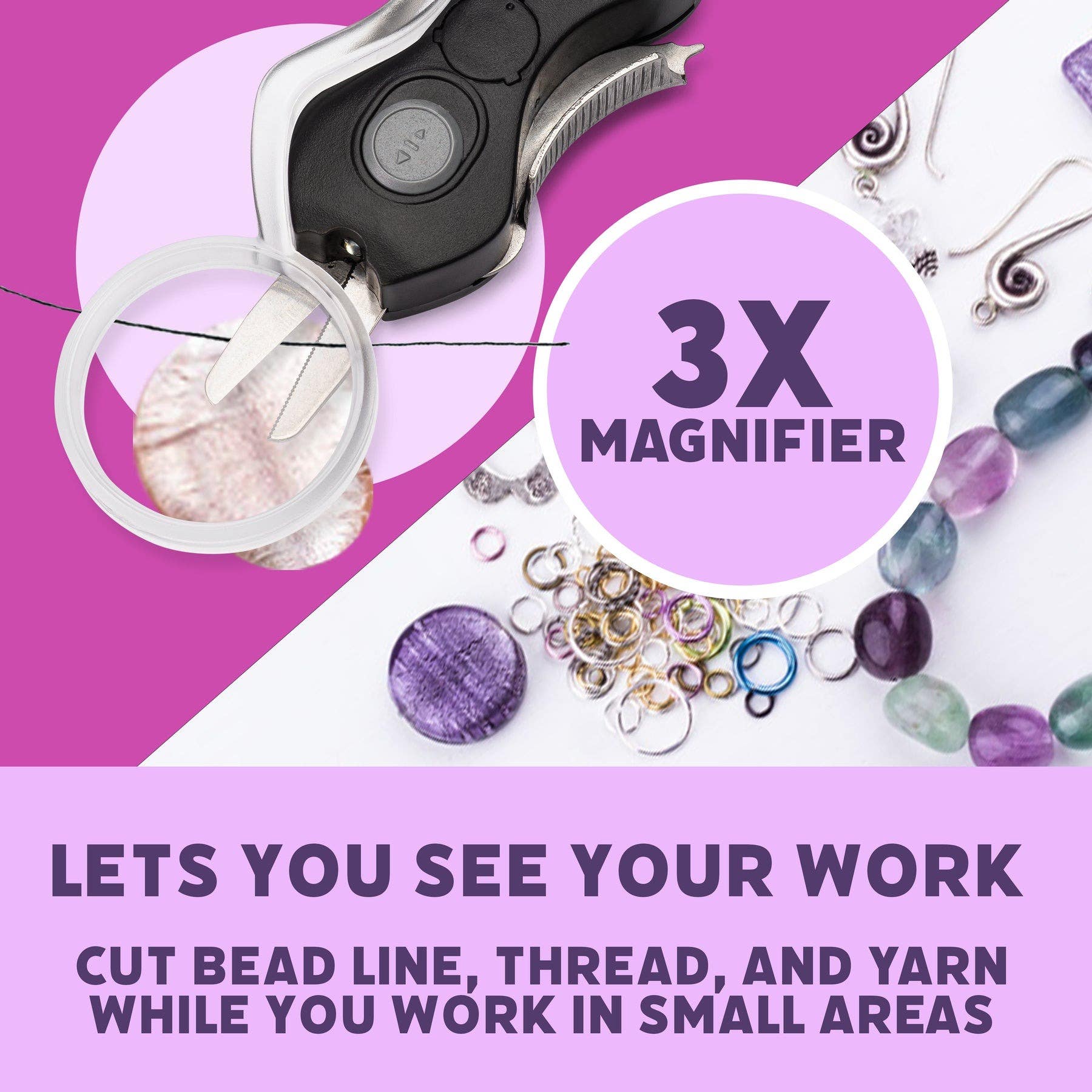 KEY-BAK BTC KEY-BAK Thread Snips Retractable Craft Tool