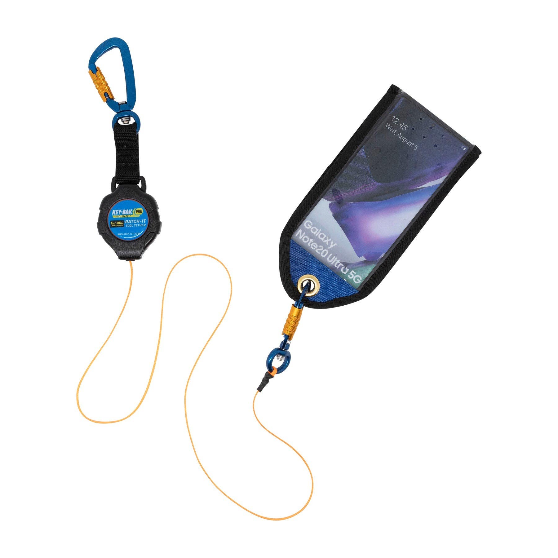 KEY-BAK 0KB6 Pro ToolMate 1 lb 48-Inch Ratch-It Retractable Tool Tether