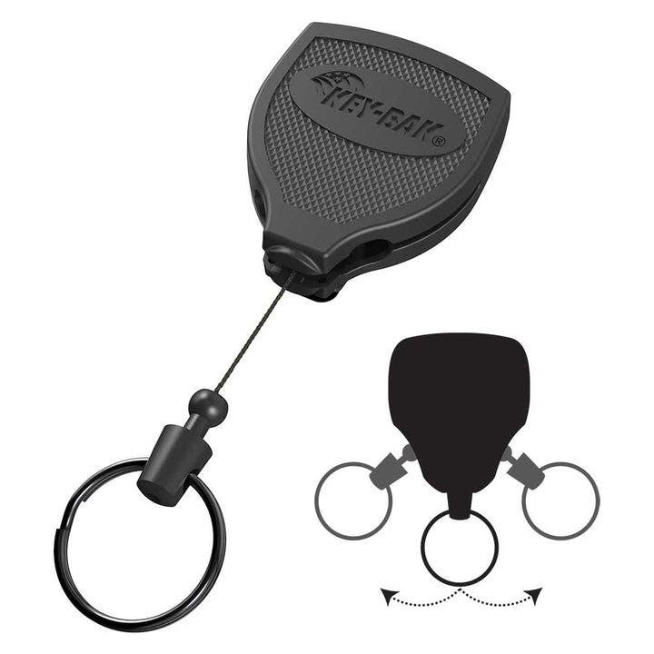KEY-BAK 0S48-847 SUPER48 Plus Ambidextrous Heavy Duty Retractable Keychain