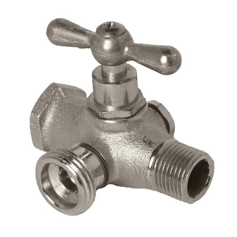 Arrowhead Brass 248LF 1/2" Bypass Washing Machine Valve, Red Brass