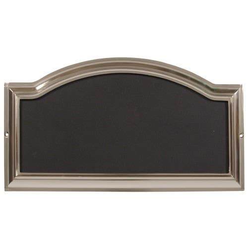 Hillman 843267 Distinction Address Plaque Nickel, (9" X 16")