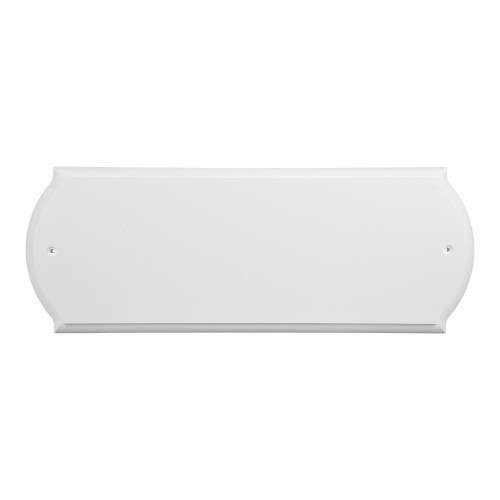 Hillman 848711 Paintable Address Plaque White, (6" X 16")