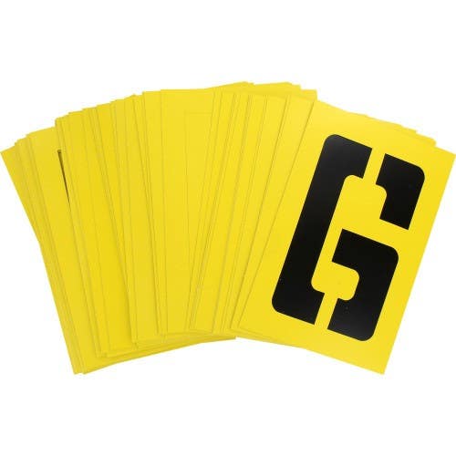 Hillman 8 Letter And Number Stencil Pack