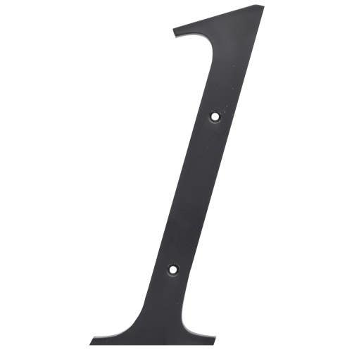 Hillman 8473 Nail-On Plastic House Number, Black, 6"
