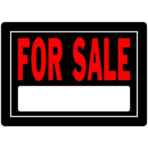 Hillman 840131 Sale Sign Black And Red, (10" X 14")