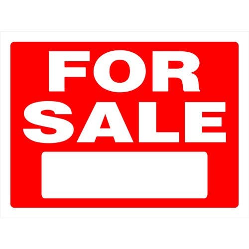 Hillman 840240 Sale Sign Red And White, (18" X 24")