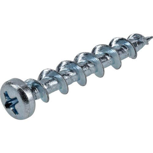 Hillman 377623 Borefast Zinc Phillips Pan-Head Screw Anchors, (1-1/2"), 25 Pack