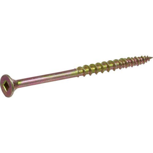 Hillman 4218 Procrafter Square Drive Flat Head Premium Wood Screws, (10) 40 Pack